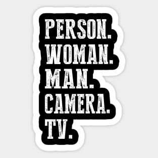 Person Woman Man Camera Tv   0 Sticker